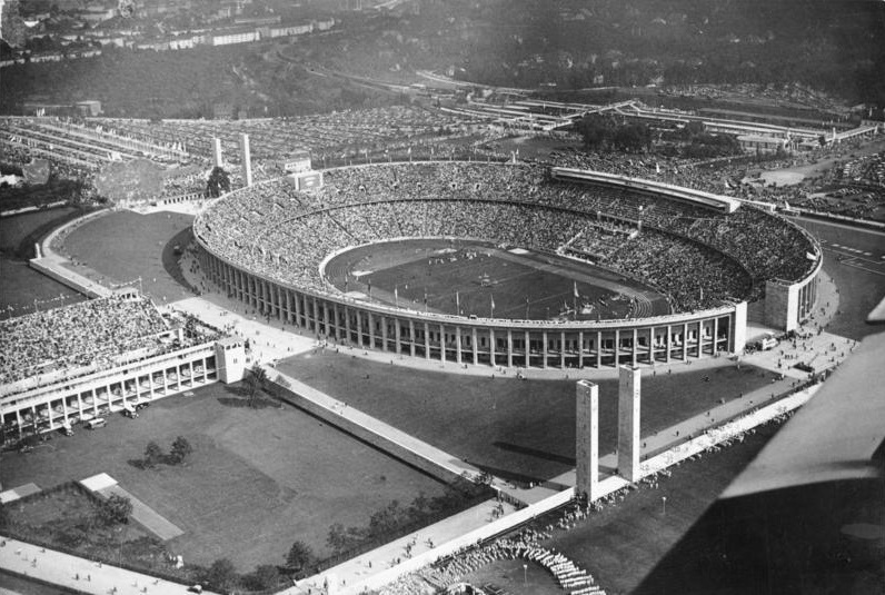 The Olympiastadion in Berlin, 1936